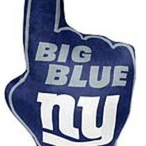 New York Giants Northwest Super Size Finger Pillow
